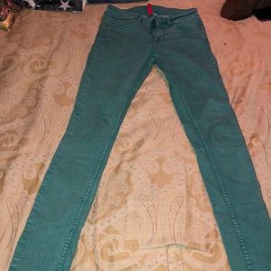 Teal Skinny Jeans
